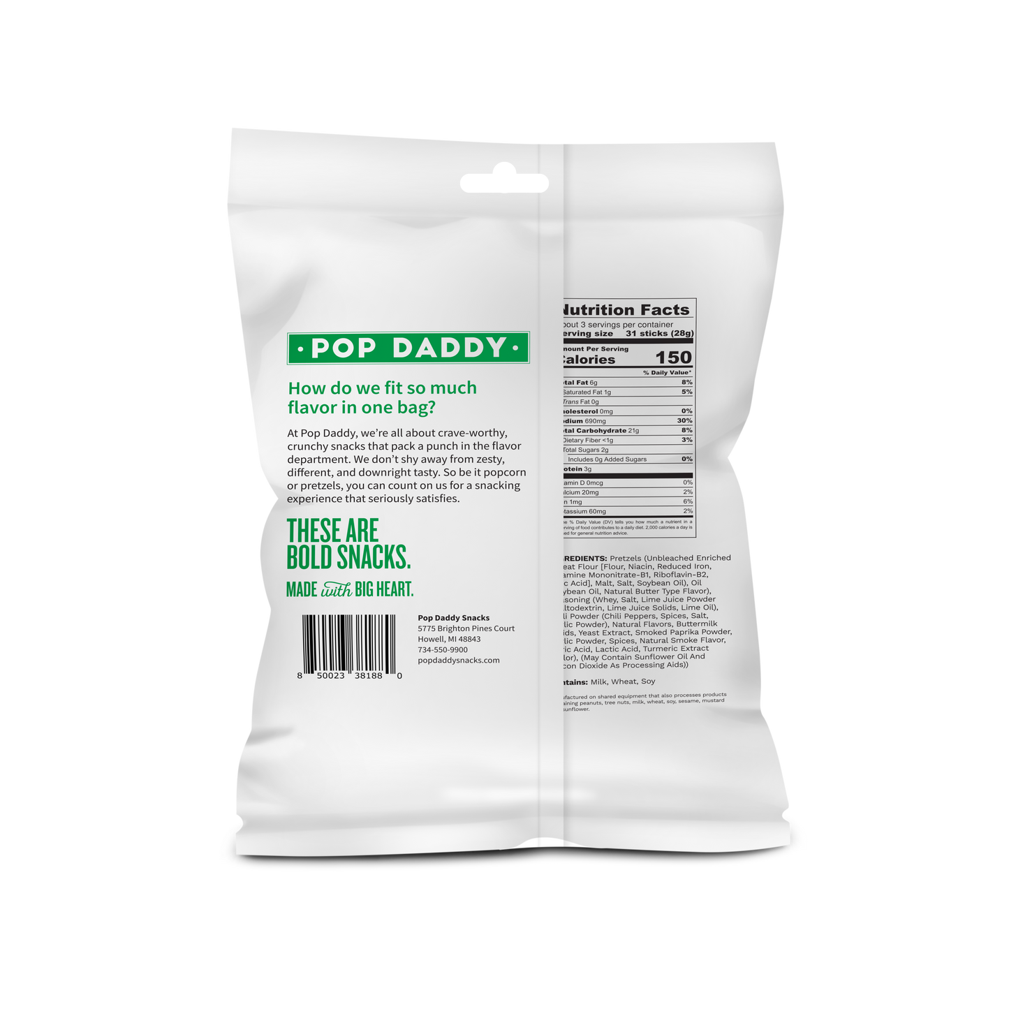 Mexican Street Corn Pretzels 3.0oz