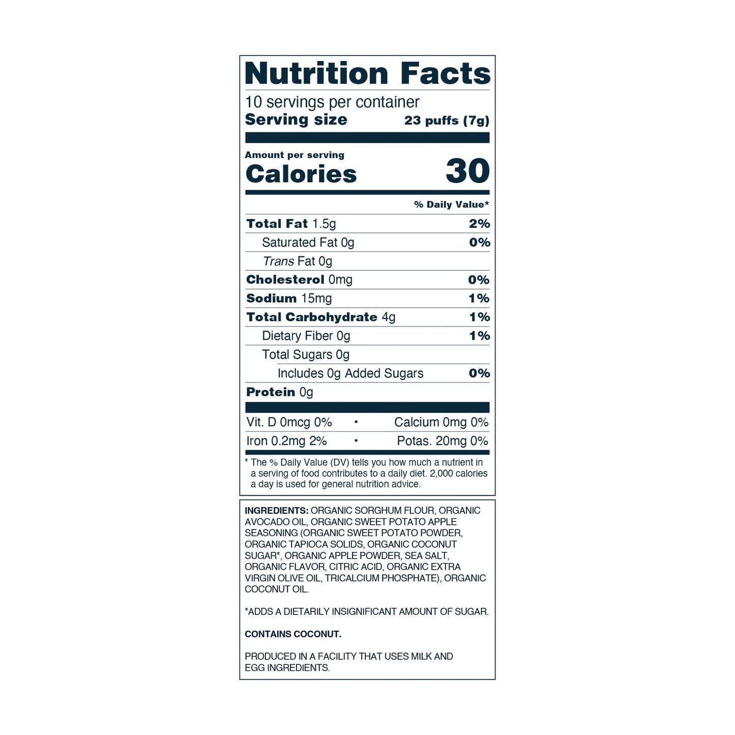 Lil' Puffs, Sweet Potato Apple Asteroid, 2.5oz