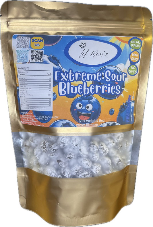 Extreme Sour Blueberries