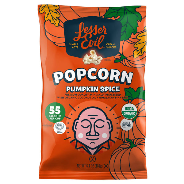 Organic Popcorn, Pumpkin Spice 6.4oz