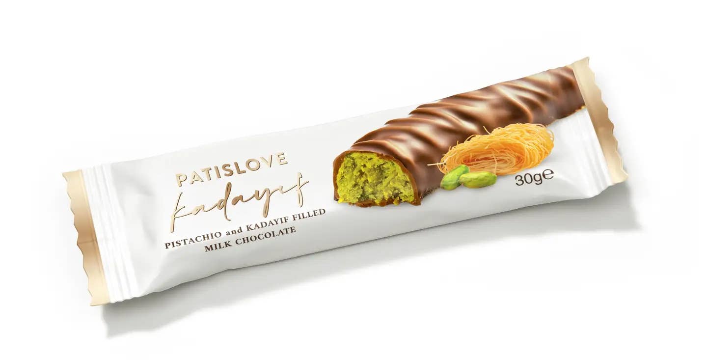 PatisLove Dubai Chocolate Bar – Premium Chocolate 30g