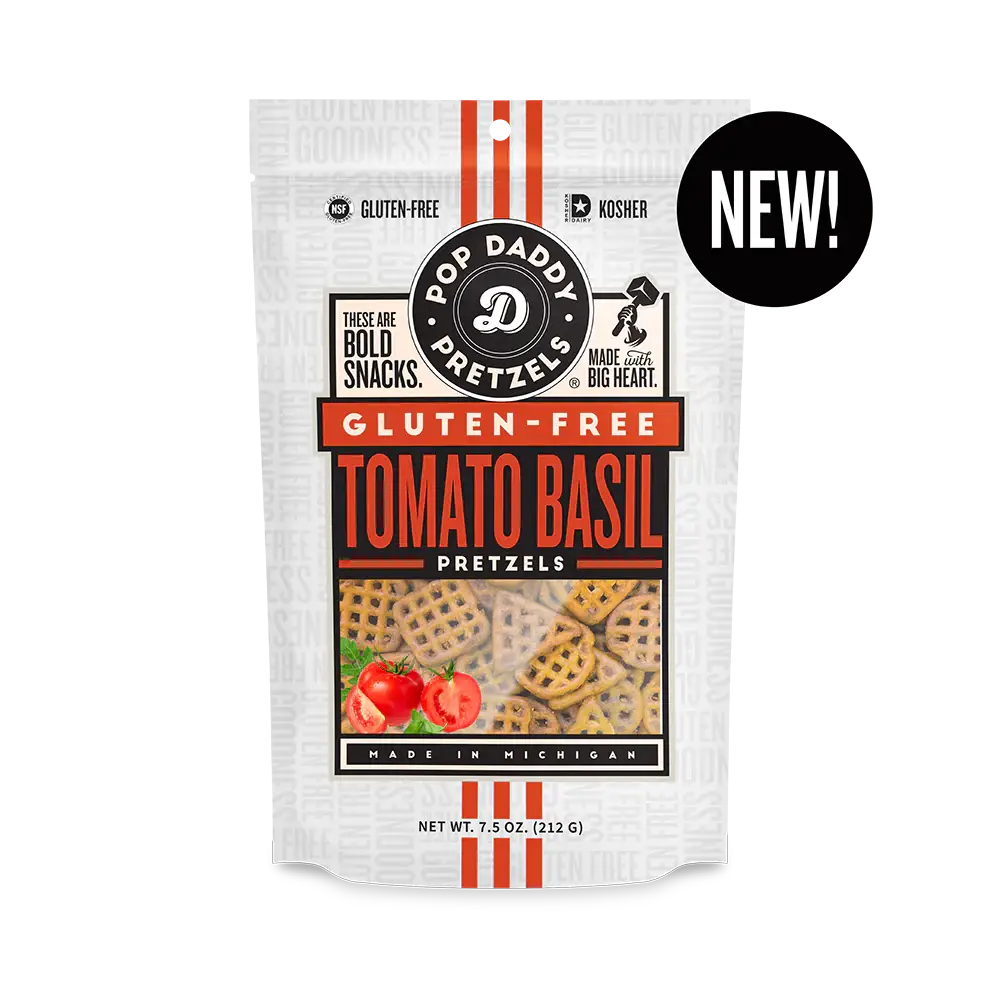 Gluten-Free Tomato Basil Seasoned Pretzels 7.5 oz