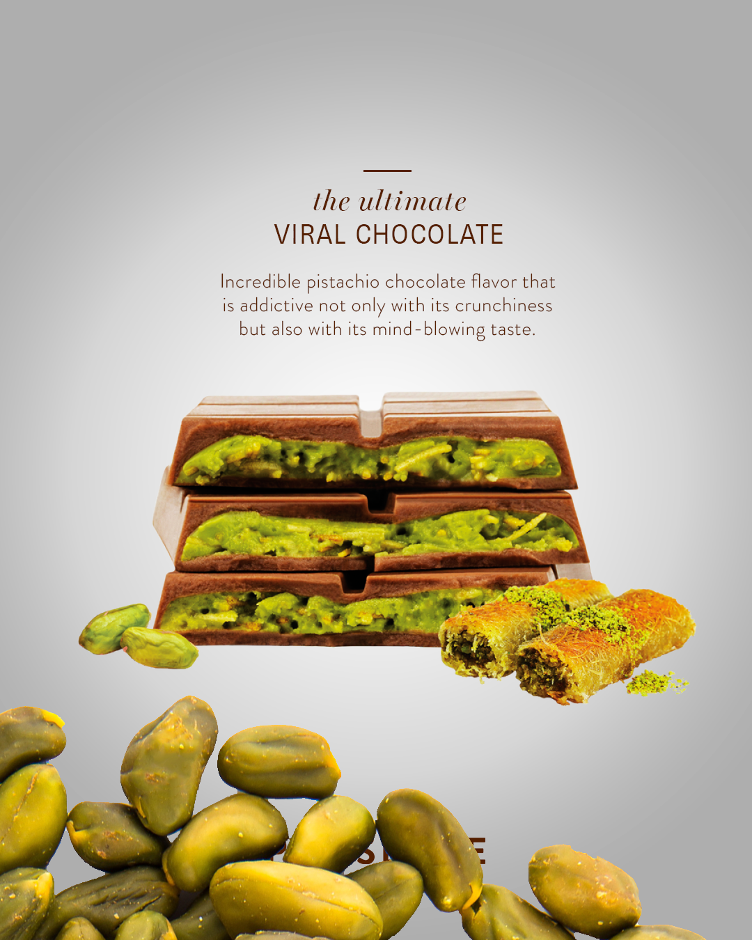 PatisLove Dubai Chocolate Bar – Premium Gourmet 100g